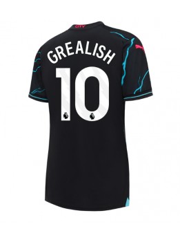 Manchester City Jack Grealish #10 Ausweichtrikot für Frauen 2023-24 Kurzarm